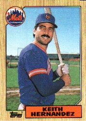 1987 Topps Baseball Cards      350     Keith Hernandez